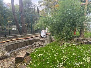 Umbauarbeiten ehem. Bärenanlage_Neue Tigeranlage (c)Tierpark Gotha